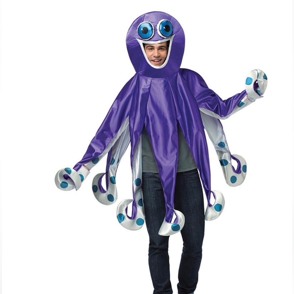 Cute and comfy Octopus Halloween unisex costume